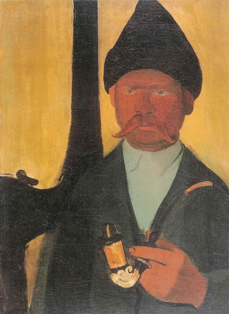 Amrita Sher-Gil Hungarian Peasant - Hand Painted Oil Painting