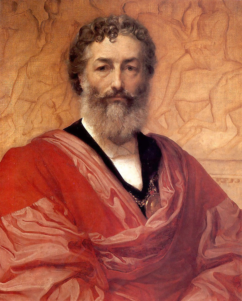 Frederic Leighton Self-Portrait - Hand Painted Oil Painting