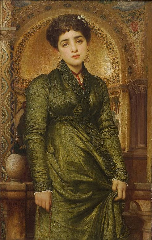 Frederic Leighton After Vespers - Hand Painted Oil Painting
