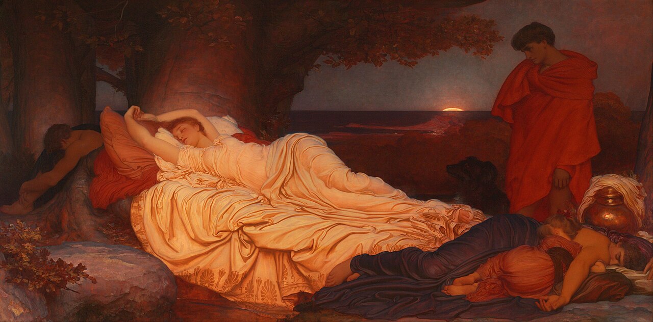 Frederic Leighton Cymon and Iphigenia - Hand Painted Oil Painting