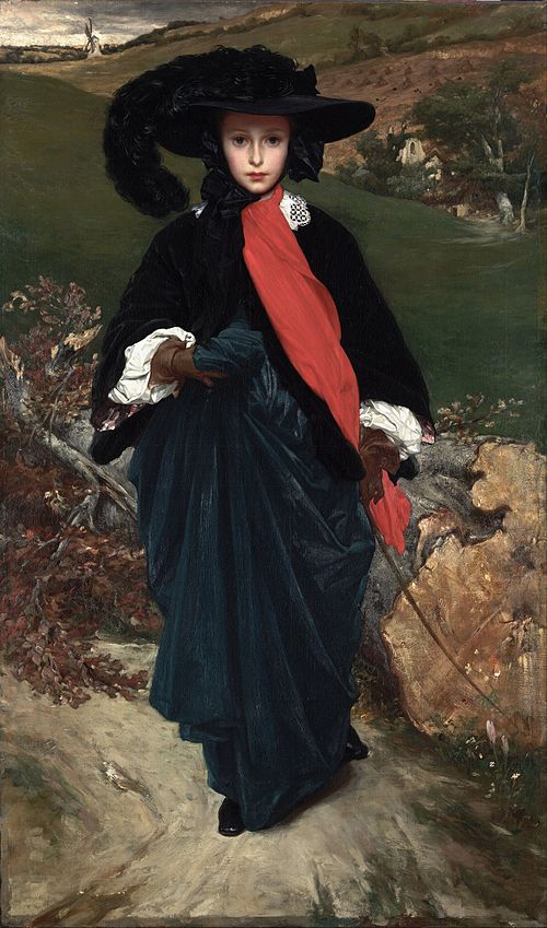 Frederic Leighton Portrait of May Sartoris - Hand Painted Oil Painting