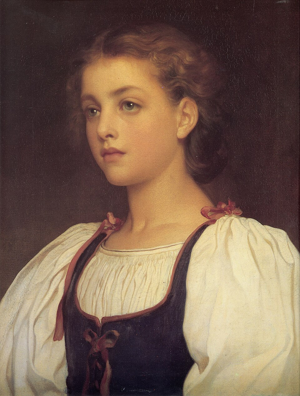 Frederic Leighton Biondina - Hand Painted Oil Painting