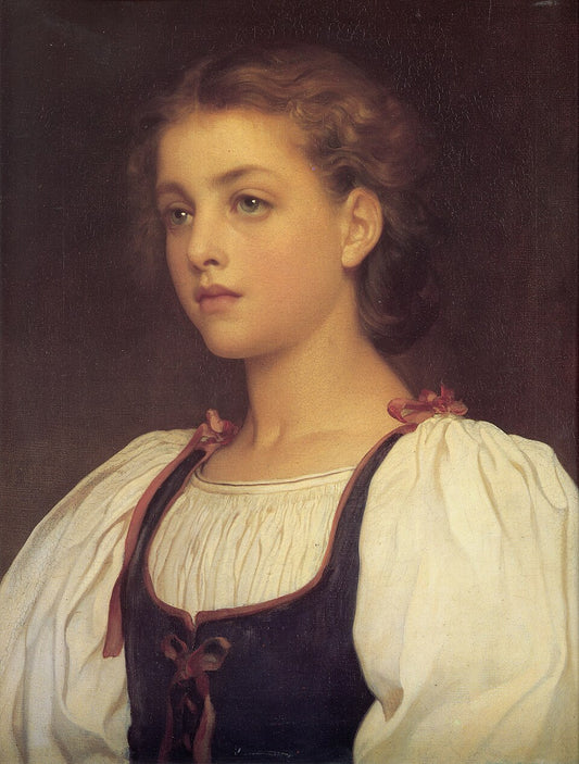 Frederic Leighton Biondina - Hand Painted Oil Painting