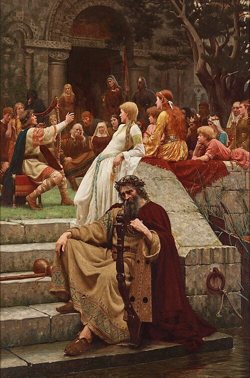 Edmund Blair Leighton Faded Laurels - Hand Painted Oil Painting