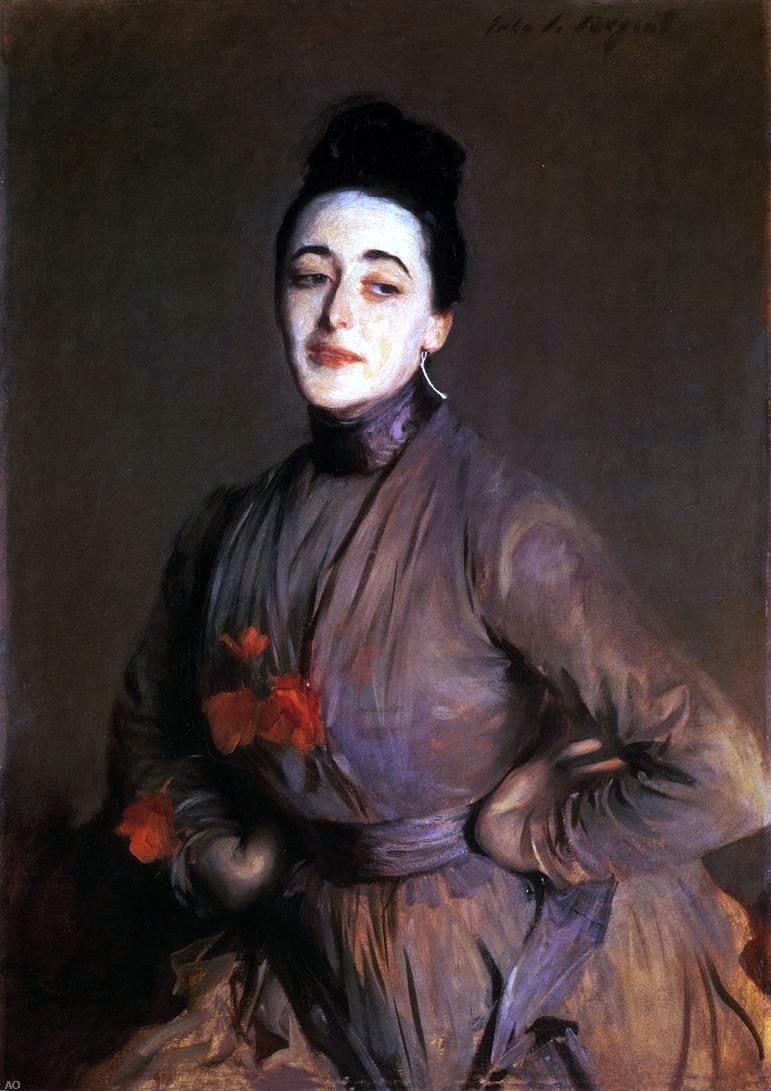  John Singer Sargent Flora Priestley - Hand Painted Oil Painting