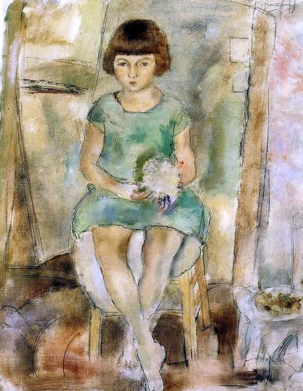  Jules Pascin Little Girl - Hand Painted Oil Painting