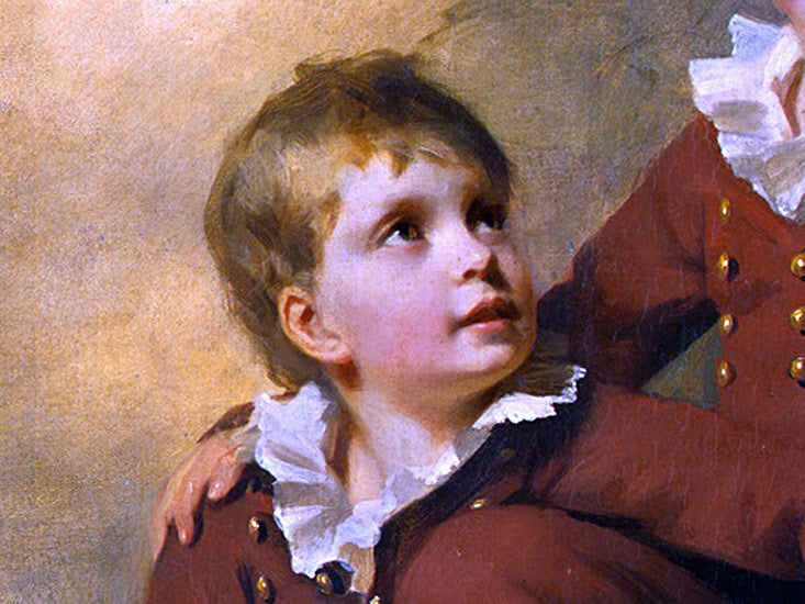  Sir Henry Raeburn The Binning Children [detail #2] - Hand Painted Oil Painting