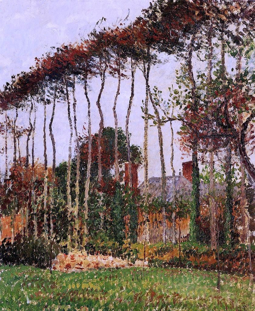  Camille Pissarro Landscape at Varengeville - Hand Painted Oil Painting