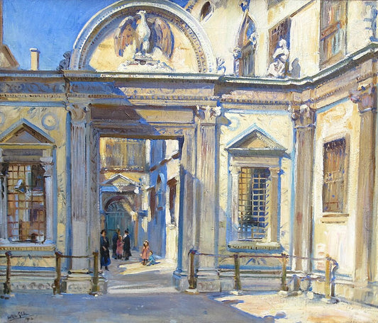 Wilfred Gabriel de Glehn A Venetian Doorway - Hand Painted Oil Painting