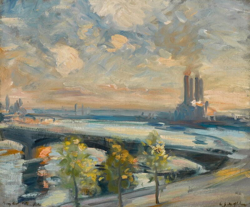 Wilfred Gabriel de Glehn Sunlit, Battersea Park - Hand Painted Oil Painting