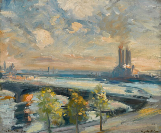 Wilfred Gabriel de Glehn Sunlit, Battersea Park - Hand Painted Oil Painting