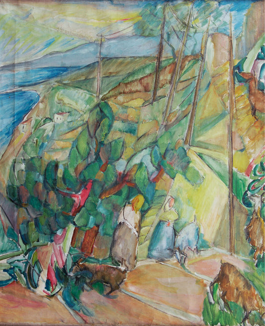 Alma del Banco Taormina - Hand Painted Oil Painting