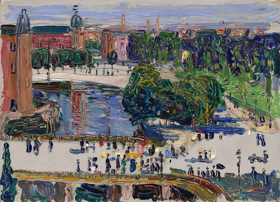 Wassily Kandinsky Amsterdam—View from the Window - Hand Painted Oil Painting