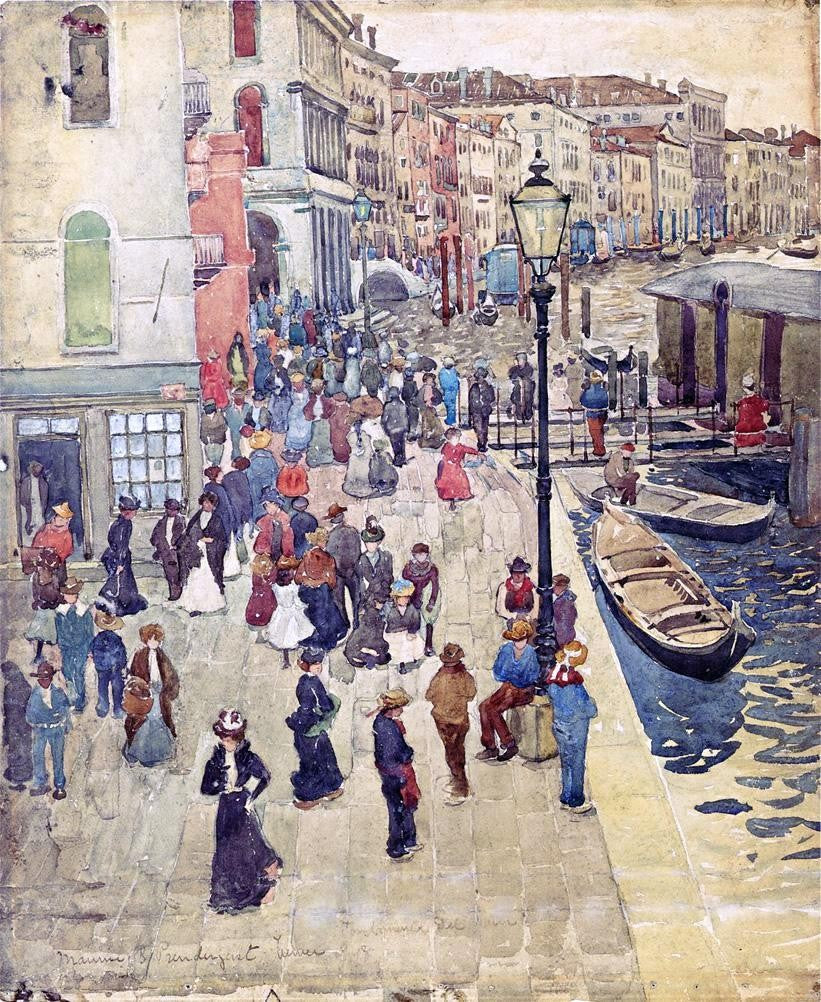  Maurice Prendergast Venice - Hand Painted Oil Painting