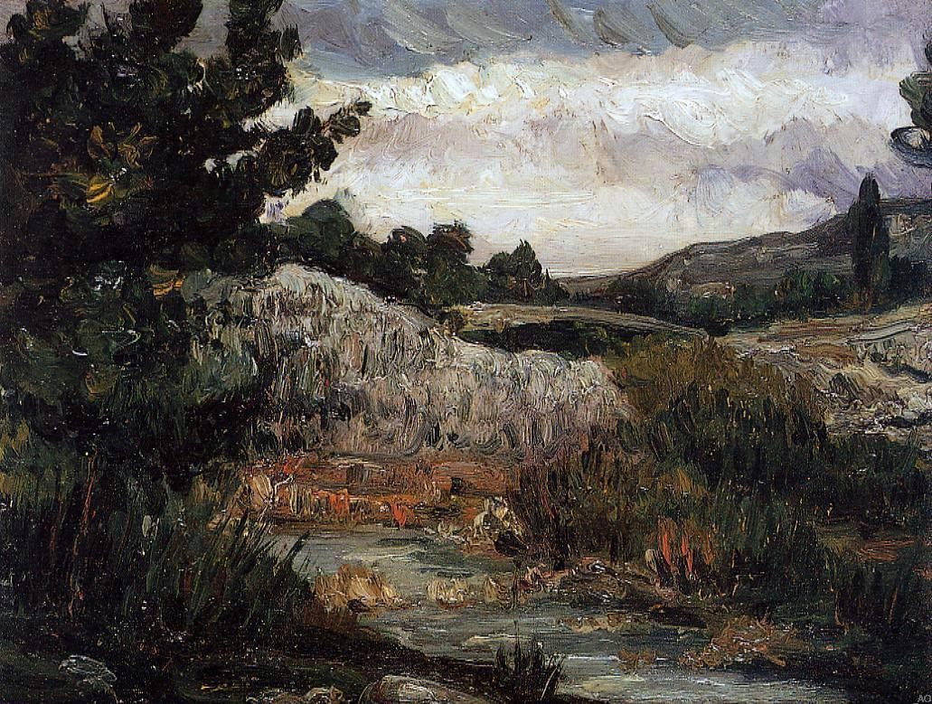  Paul Cezanne Landscape - Mount Saint-Victoire - Hand Painted Oil Painting