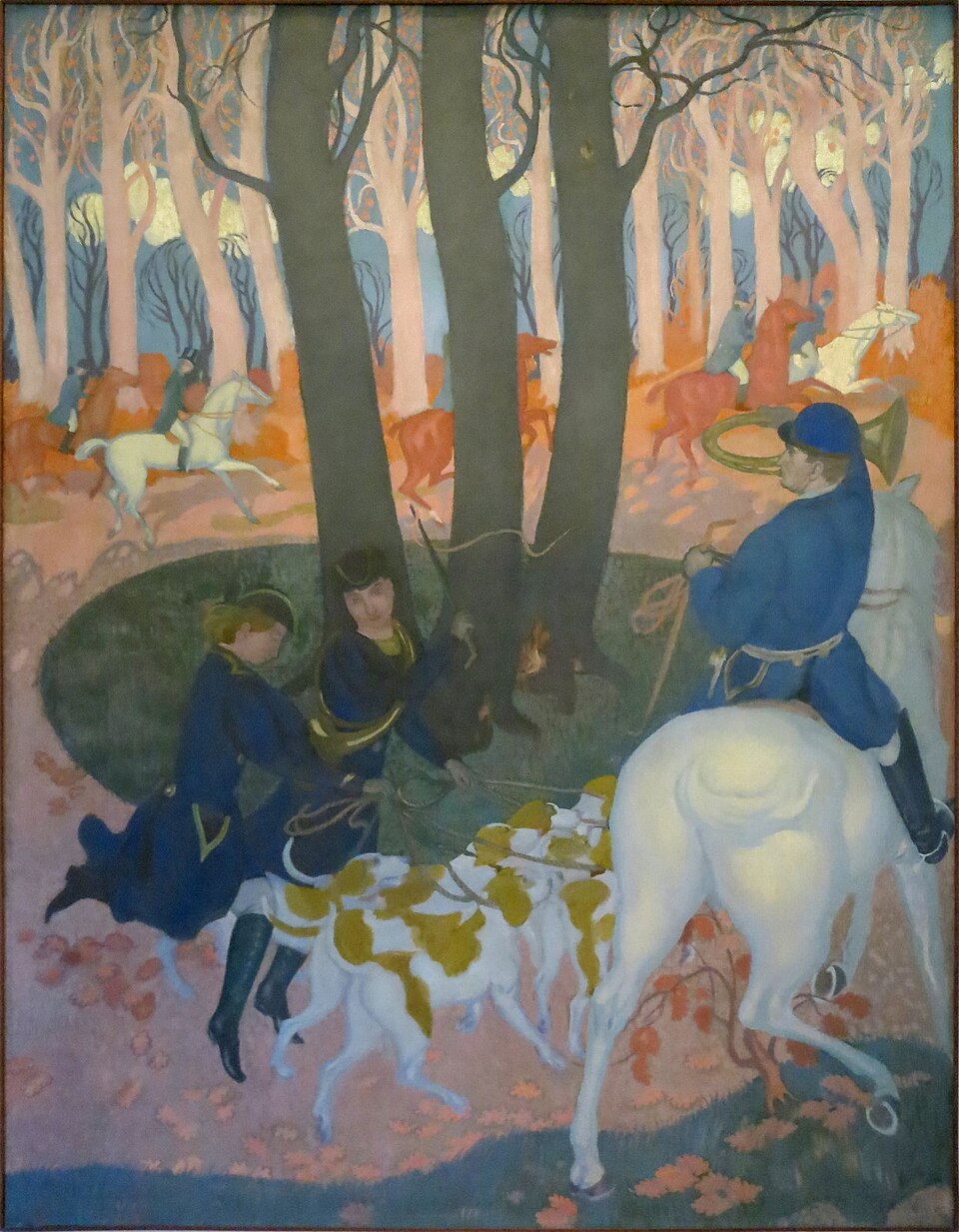 Maurice Denis Second panel from The Legend of St. Hubert - Hand Painted Oil Painting