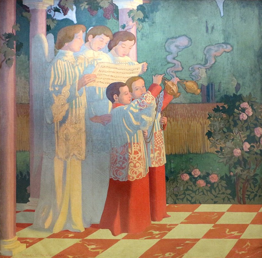 Maurice Denis Exaltation of the Holy Cross and the glorification of the sacrifice of the Mass - Hand Painted Oil Painting