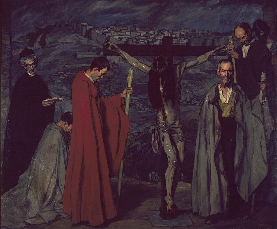 Ignacio Zuloaga El Cristo de la Sangre - Hand Painted Oil Painting