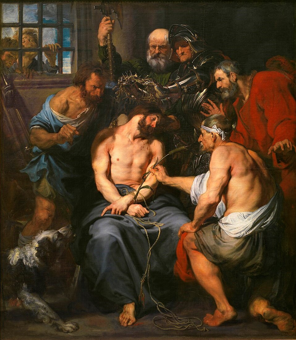 Anthony van Dyck Christ Crowned with Thorns - Hand Painted Oil Painting