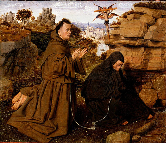 Jan van Eyck Saint Francis Receiving the Stigmata II - Hand Painted Oil Painting
