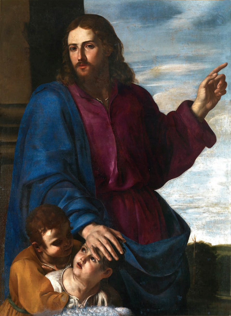 Artemisia Gentileschi Christ Blessing the Children - Hand Painted Oil Painting