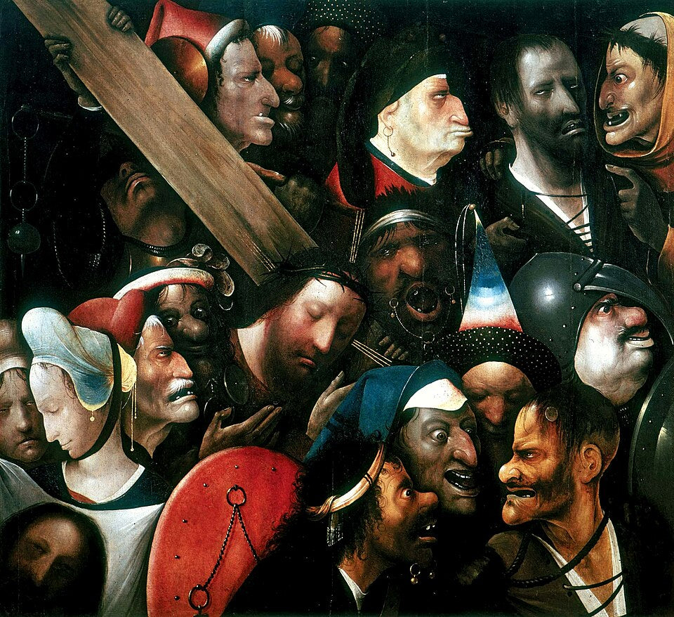 Hieronymus Bosch Christ Carrying the Cross II - Hand Painted Oil Painting