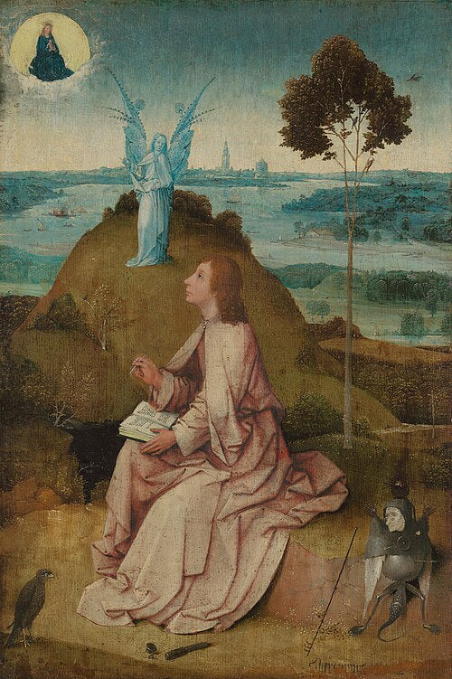 Hieronymus Bosch St. John the Evangelist on Patmos - Hand Painted Oil Painting