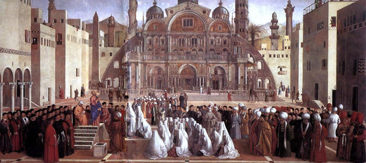  Giovanni Bellini Sermon of St Mark in Alexandria - Hand Painted Oil Painting