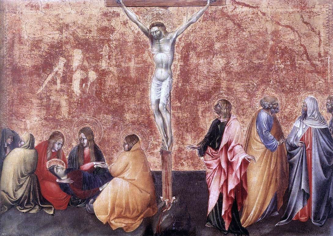  Giovanni Di Paolo Crucifixion - Hand Painted Oil Painting