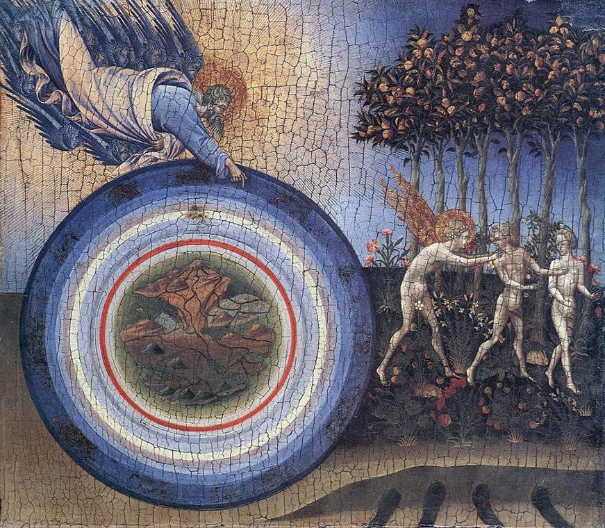  Giovanni Di Paolo The Creation and the Expulsion from the Paradise - Hand Painted Oil Painting