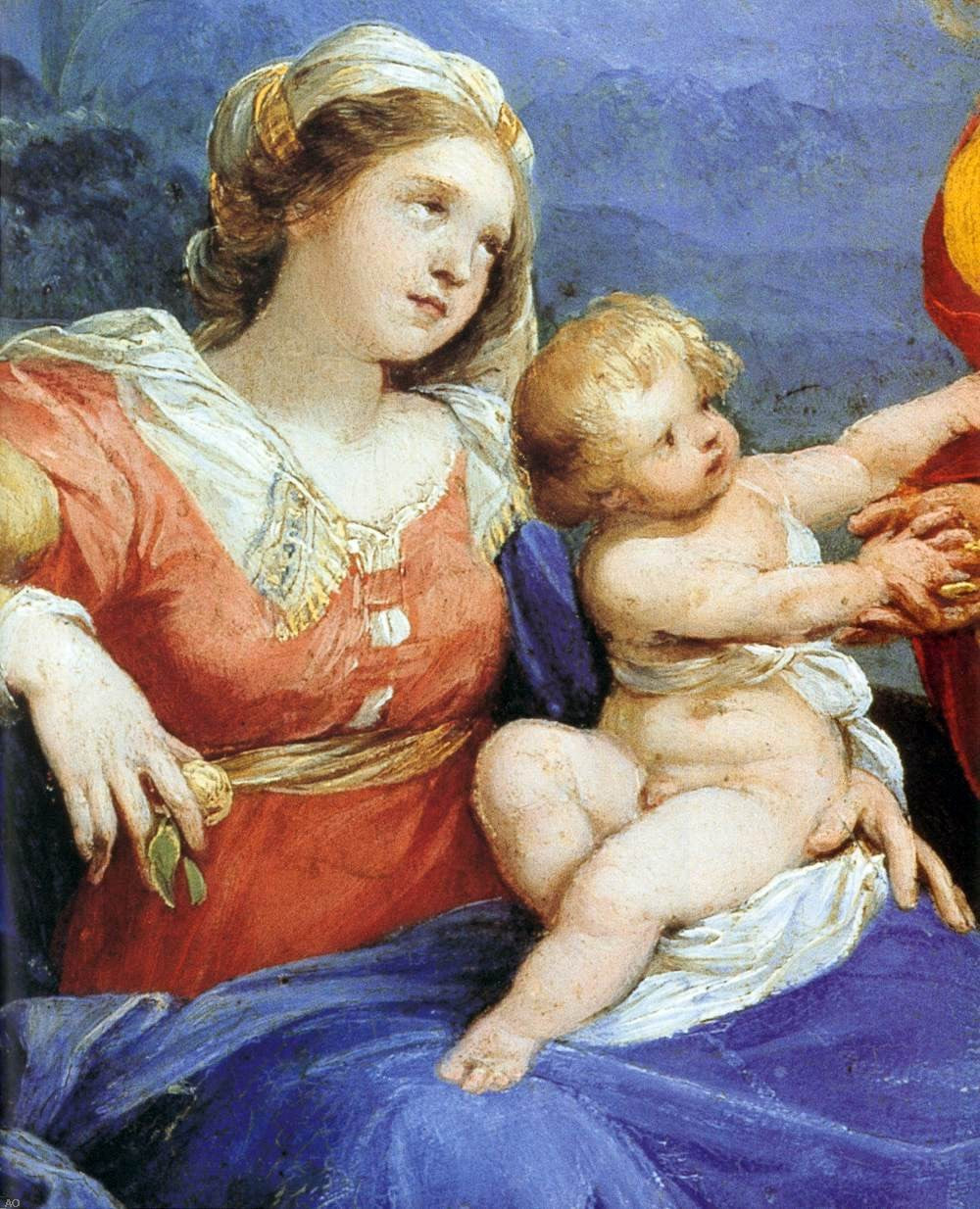  Giuseppe Cesari The Rest on the Flight into Egypt (detail) - Hand Painted Oil Painting