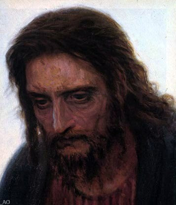  Ivan Nikolaevich Kramskoy Christ in the Wilderness [detail] - Hand Painted Oil Painting