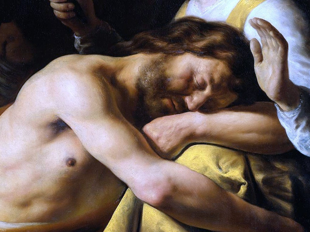  Jan Lievens Samson and Delilah [detail #2] - Hand Painted Oil Painting