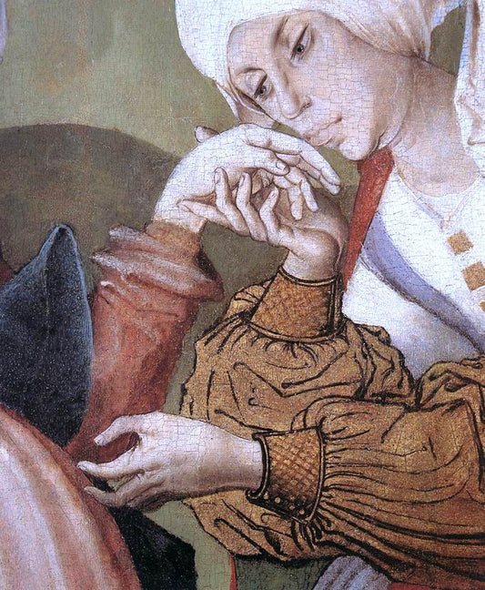  Master M S The Visitation (detail) - Hand Painted Oil Painting