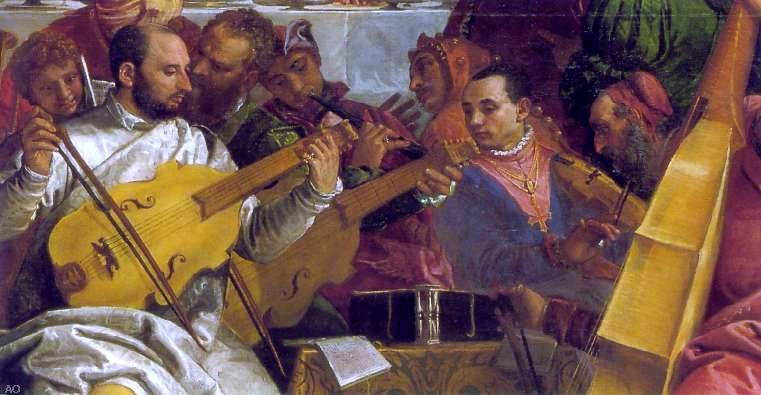  Paolo Veronese The Marriage at Cana [detail: 2] - Hand Painted Oil Painting