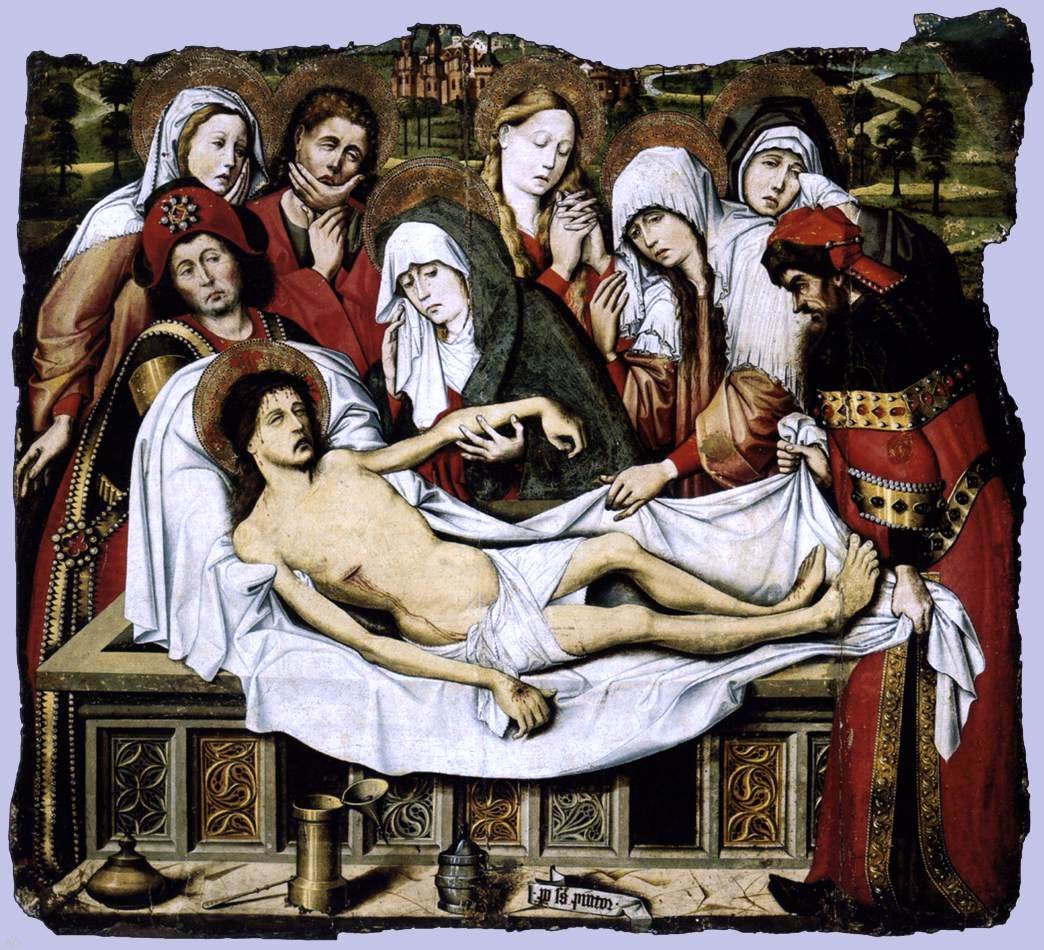  Pedro Sanchez Entombment of Christ - Hand Painted Oil Painting