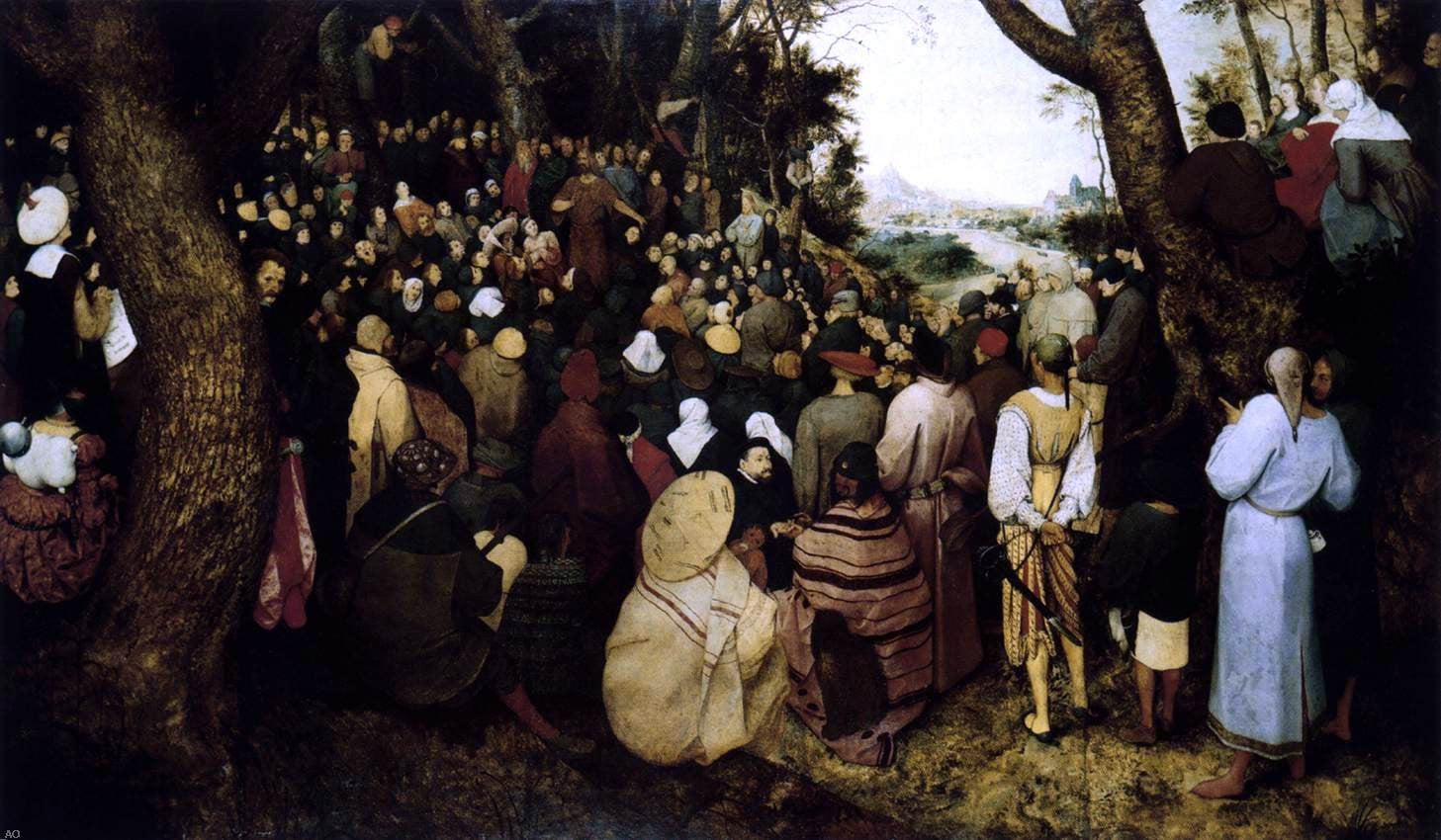  The Elder Pieter Bruegel The Sermon of St John the Baptist - Hand Painted Oil Painting