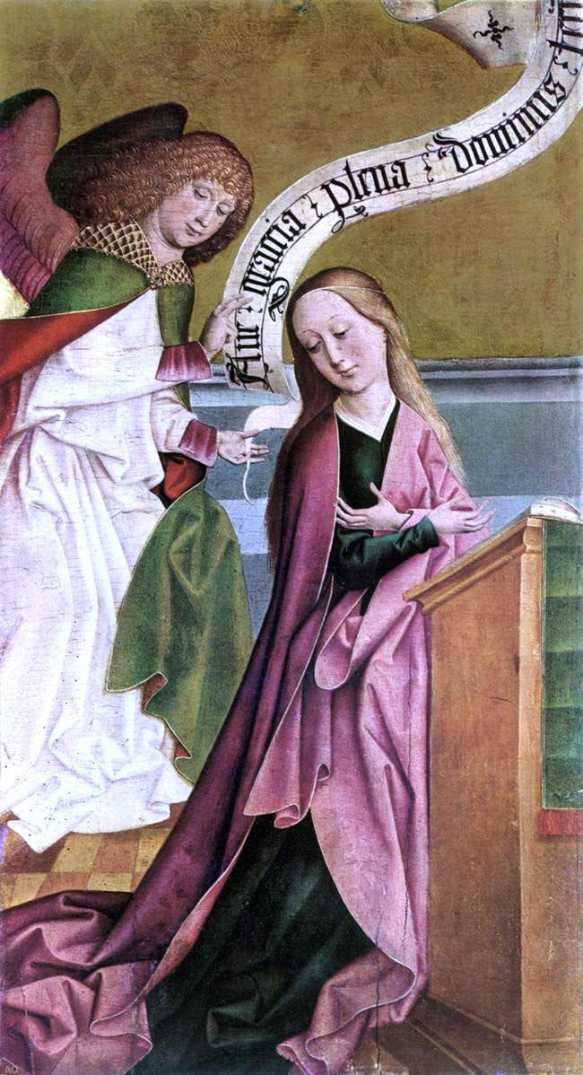  The Elder Rueland Frueauf The Annunciation - Hand Painted Oil Painting