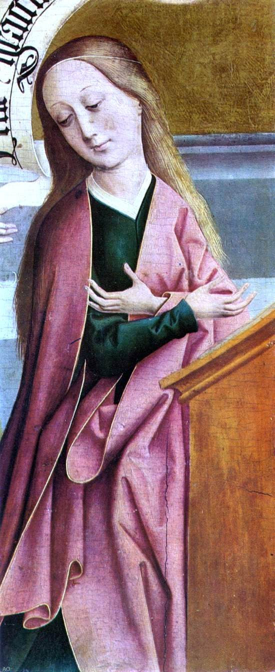 The Elder Rueland Frueauf The Annunciation (detail) - Hand Painted Oil Painting