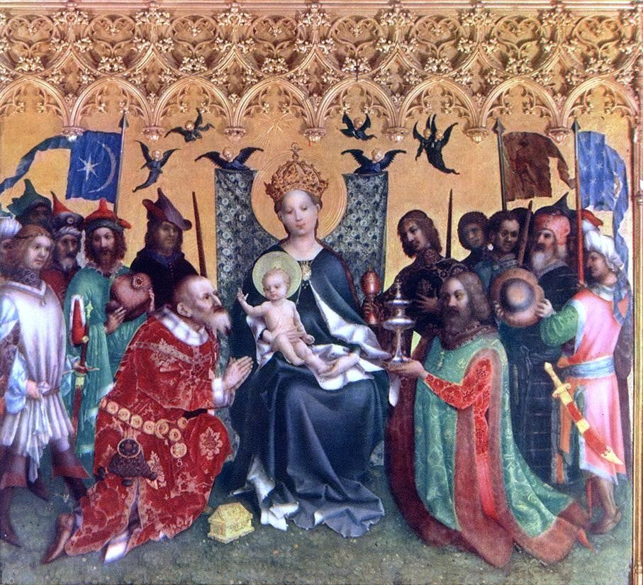  Stefan Lochner Adoration of the Magi - Hand Painted Oil Painting