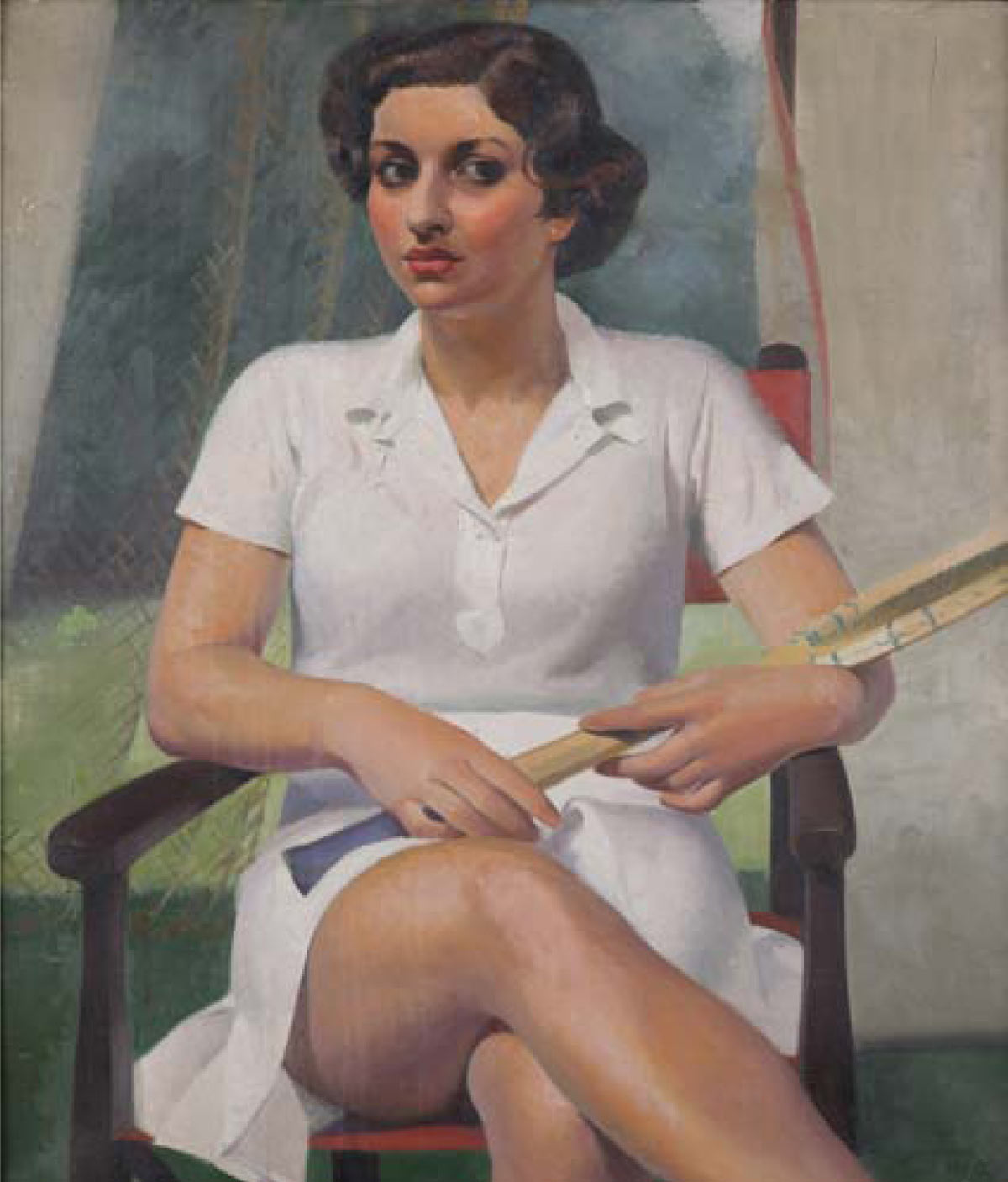 Percy Shakespeare The Tennis Player - Hand Painted Oil Painting