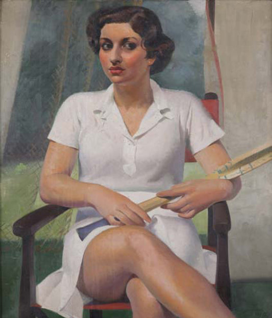 Percy Shakespeare The Tennis Player - Hand Painted Oil Painting
