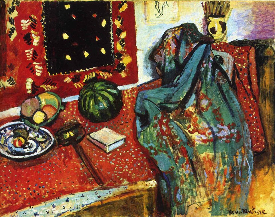 Henri Matisse The Red Carpet - Hand Painted Oil Painting
