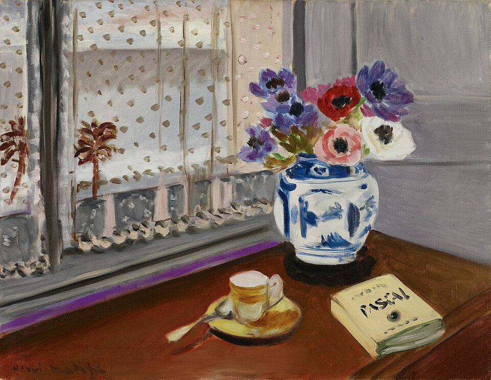 Henri Matisse Still Life with Pascal’s Pensees - Hand Painted Oil Painting