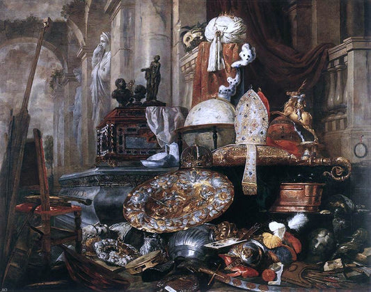  Pieter Boel Large Vanitas Still-Life - Hand Painted Oil Painting