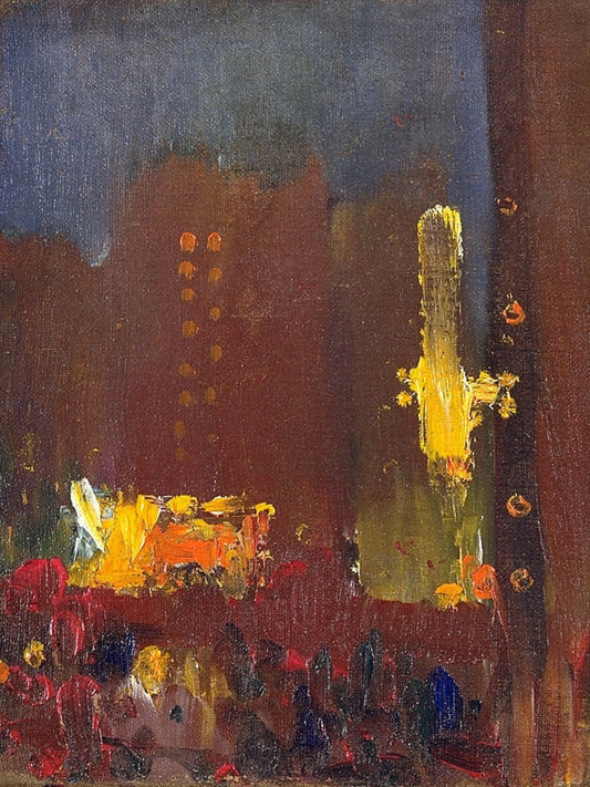 Arthur Beecher Carles City at Night - Hand Painted Oil Painting
