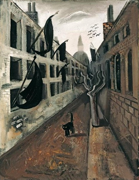 Felix Nussbaum The Desolate Street - Hand Painted Oil Painting