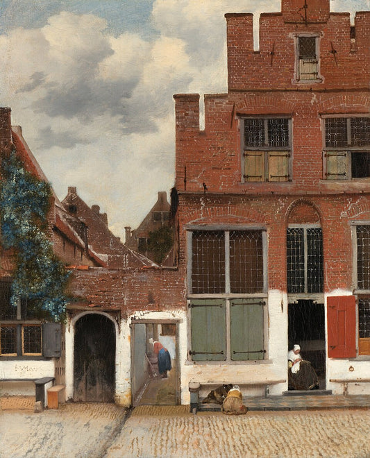 Johannes Vermeer The Little Street - Hand Painted Oil Painting