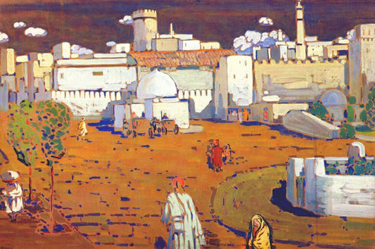 Wassily Kandinsky Arab City - Hand Painted Oil Painting