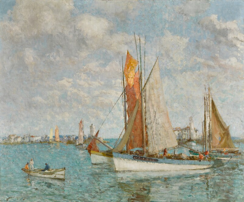 William Lee Hankey At Concarneau - Hand Painted Oil Painting